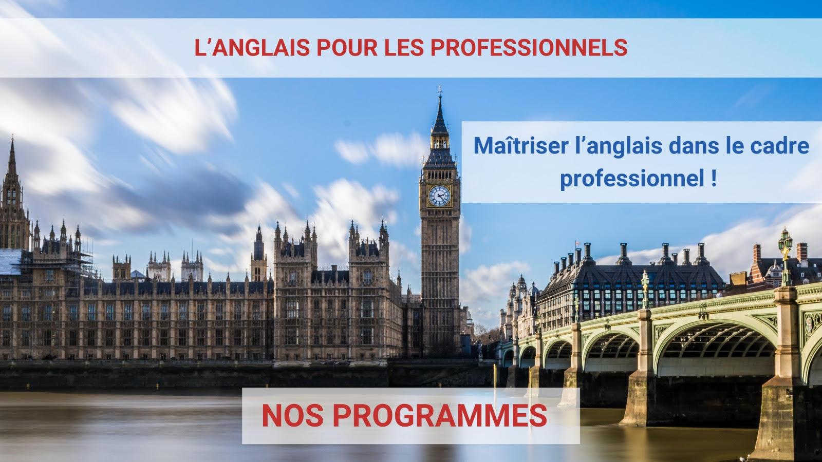 Cours d'Anglais / English courses / English Training